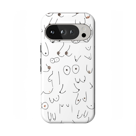 I'm With Her | Black & White Boobs Case