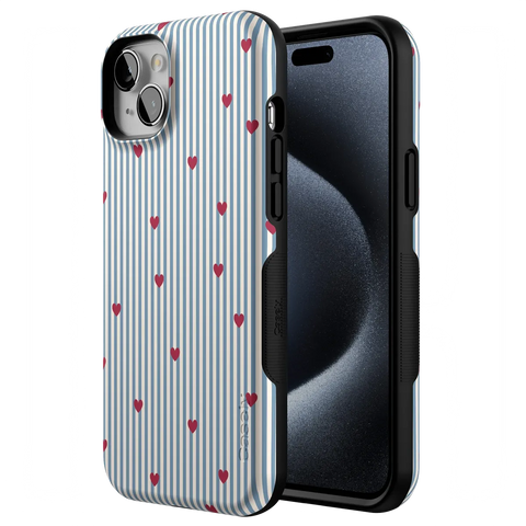 Love Lines | Blue Stripes Case