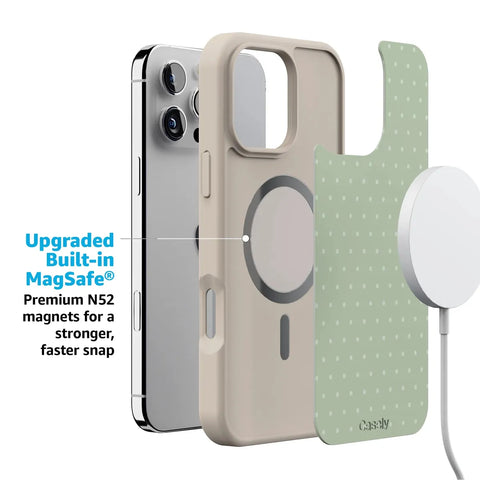 On the Dot | Green Polka Dot Case