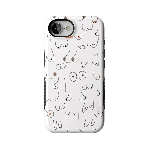 I'm With Her | Black & White Boobs Case