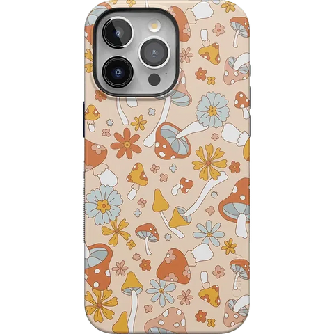 Mushroom Magic | Retro Floral Case
