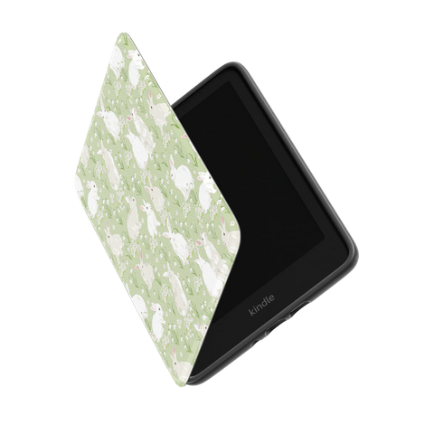 Hop to it | Green Bunny Kindle Case