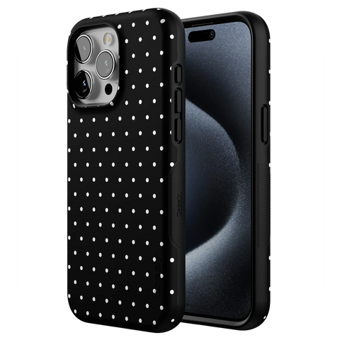 On the Dot | White Polka Dot Case