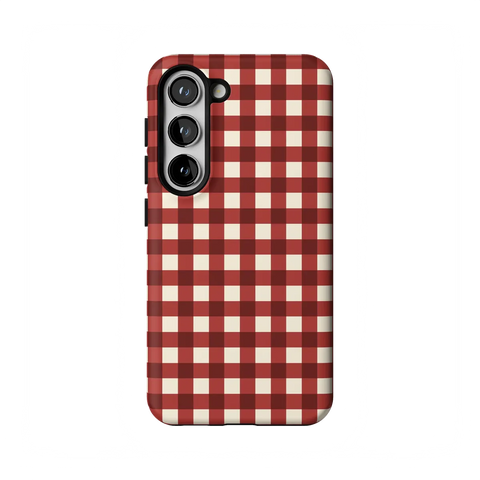 Checked Twice | Red Plaid Case