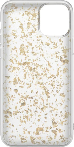 Morning Sparkle | Rose and Gold Flaked Clear Case