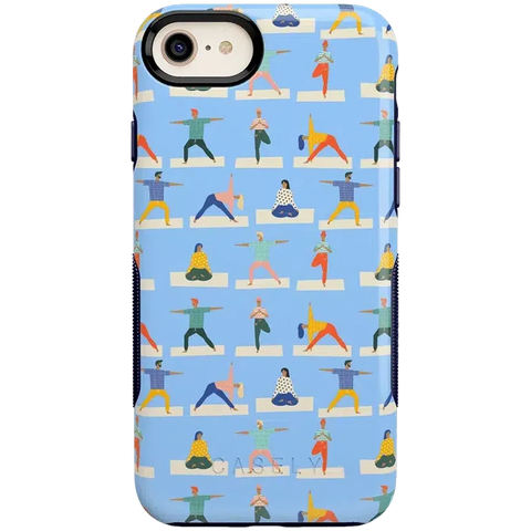 Go with the Flow | Light Blue Yoga Case