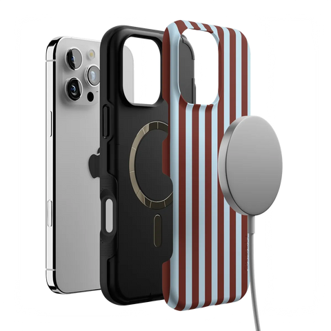 Sunday in Brooklyn | Blue Stripes Case