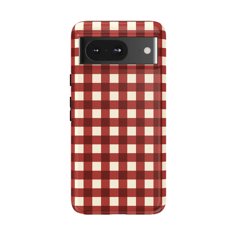 Checked Twice | Red Plaid Case
