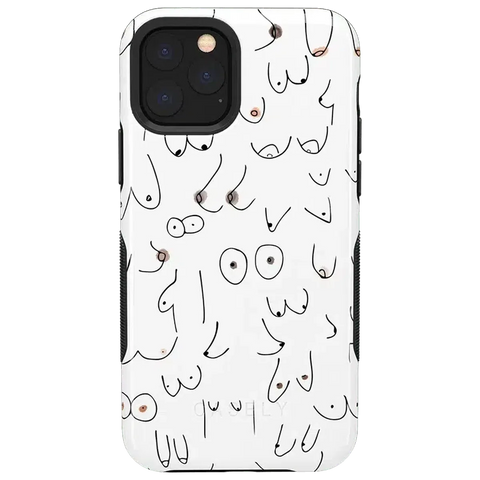 I'm With Her | Black & White Boobs Case