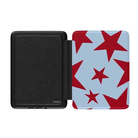 Stars Align | Blue & Red Stars Kindle Case