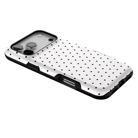 On the Dot | Black Polka Dot Case