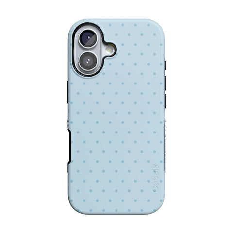 On the Dot | Blue Monochrome Polka Dot Case