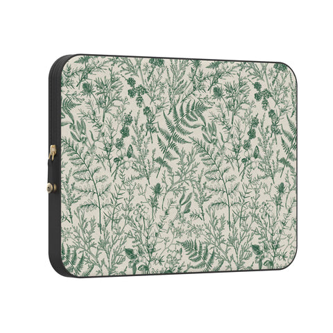 Sage Garden | Green Floral Laptop Case
