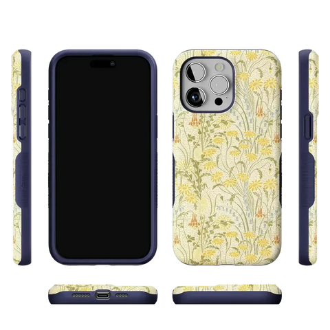 Boho Blooms | Golden Floral Case