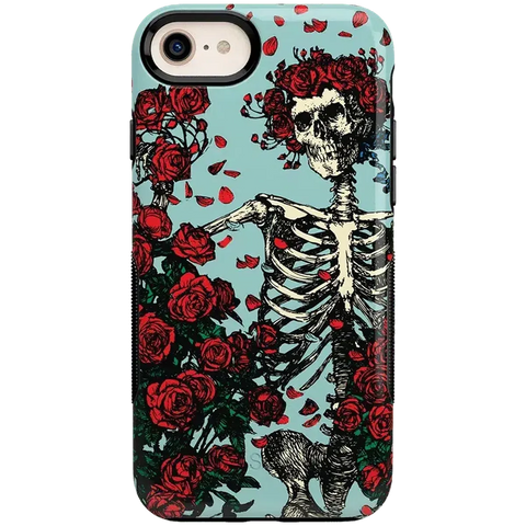 Forever Grateful | Grateful Dead Skeleton Floral Case
