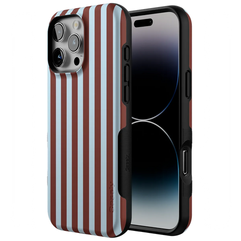 Sunday in Brooklyn | Blue Stripes Case