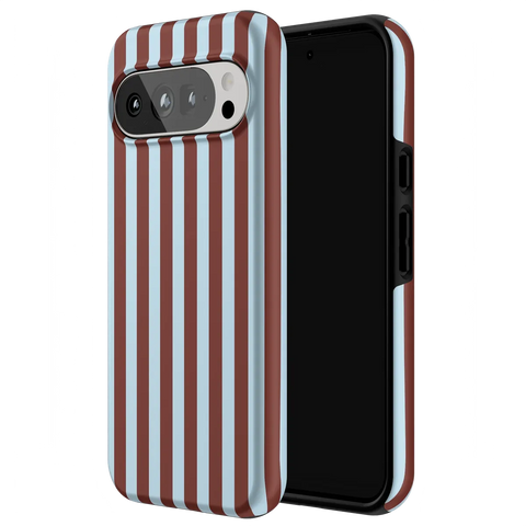 Sunday in Brooklyn | Blue Stripes Case