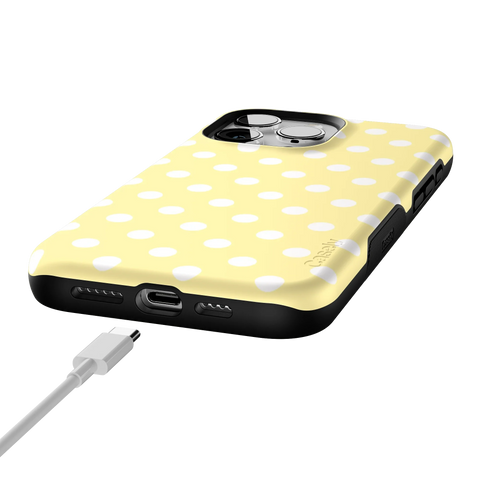 Spotted in SoHo | Yellow Polka Dot Case