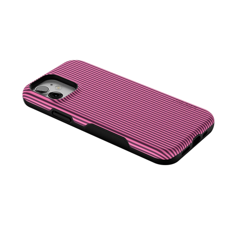 Stripes and the City | Pink & Purple Pinstripe Case