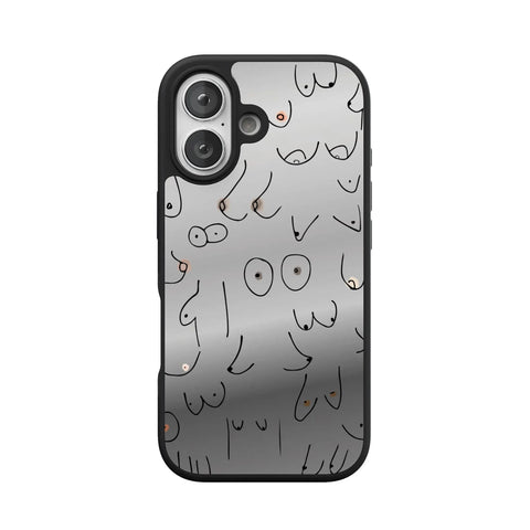 I'm With Her | Black & White Boobs Case