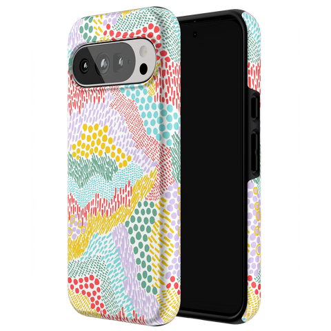 Color Me Happy | Pattern Colorblock Case