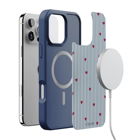 Love Lines | Blue Stripes Case
