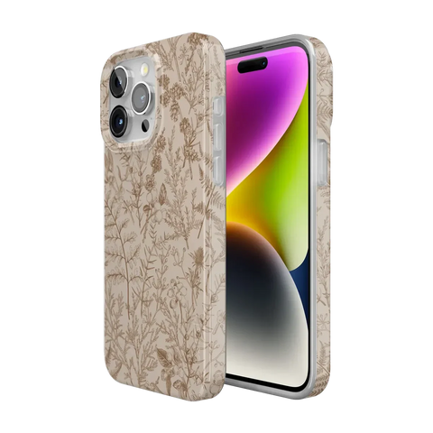 Beige Garden | Neutral Floral Case