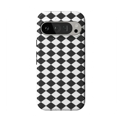 Salem's Hex | Black & White Checkered Case