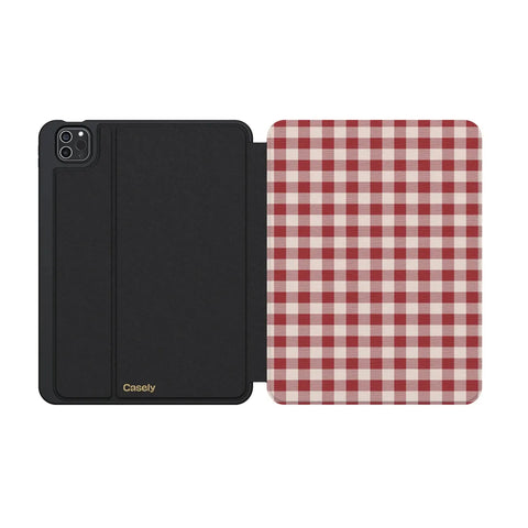 Sweet Jam | Red Gingham iPad Case