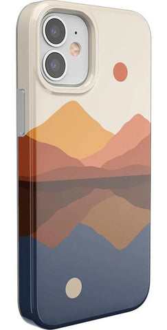 Opposites Attract | Day & Night Colorblock Mountains Case