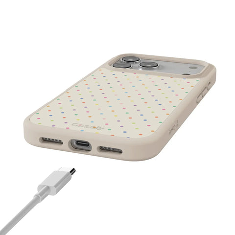 On the Dot | Rainbow Polka Dot Case