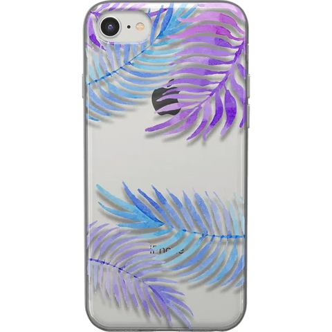 Tropical Blues | Palm Leaves Floral case
