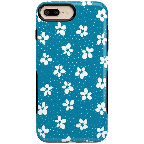 Flower My World | Ocean Blue Floral Case