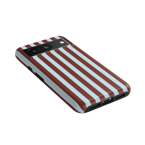 Sunday in Brooklyn | Blue Stripes Case