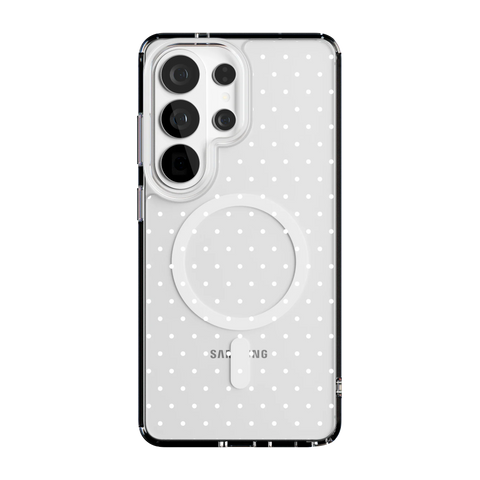 On the Dot | White Polka Dot Case