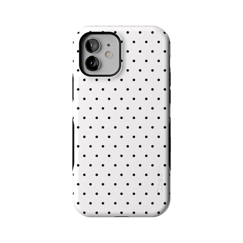 On the Dot | Black Polka Dot Case