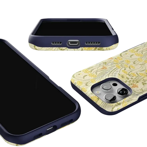 Boho Blooms | Golden Floral Case