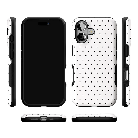 On the Dot | Black Polka Dot Case