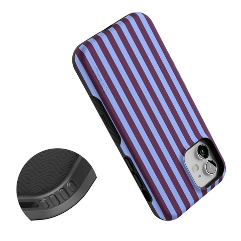 Perfect Stripes | Purple & Blue Stripes Case