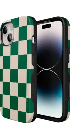Fit Check | Green Checkerboard Case