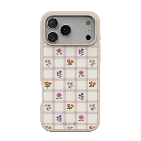 Meadow Check | Floral Gingham Case
