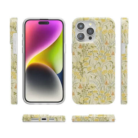 Boho Blooms | Golden Floral Case