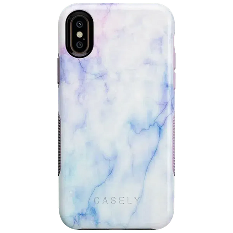 Cotton Candy | Blue & Purple Marble Case