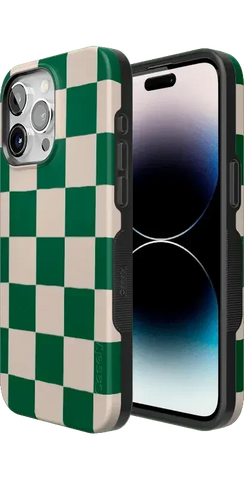 Fit Check | Green Checkerboard Case