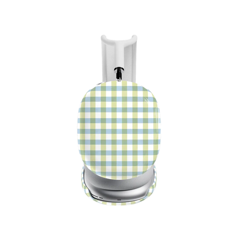 Pastel Picnic | Blue & Green Gingham AirPods Max Case