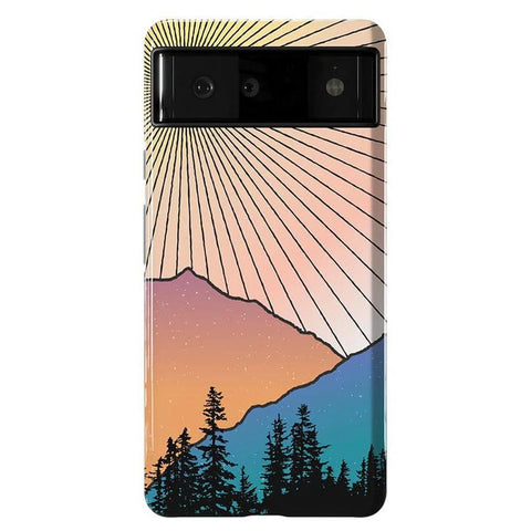 Golden Hour | Mountain Sunset Google Pixel Case