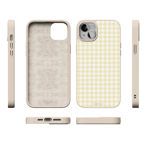 Pastel Picnic | Yellow Gingham Case