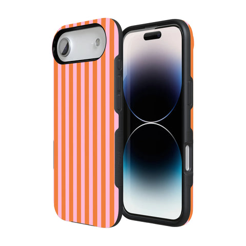 Perfect Stripes | Orange & Pink Stripes Case