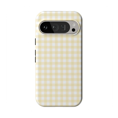 Pastel Picnic | Yellow Gingham Case