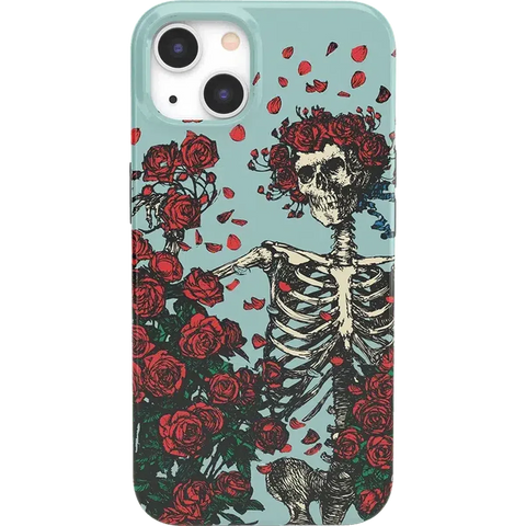 Forever Grateful | Grateful Dead Skeleton Floral Case